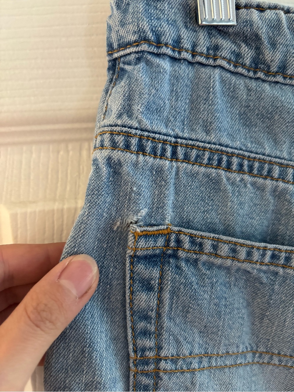 Polo by Ralph Lauren Light Blue Denim Shorts - Picture 5 of 9